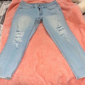 American Eagle distressed jeans super stretch
